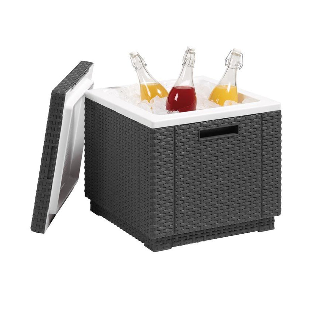 Refrigerador de jardim Keter Allibert Ice Cube grafite