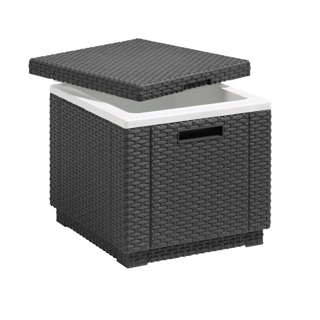 Refrigerador de jardim Keter Allibert Ice Cube grafite
