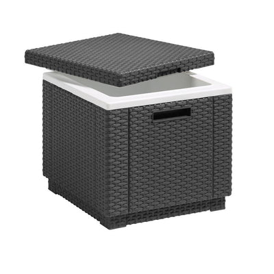 Refrigerador de jardim Keter Allibert Ice Cube grafite