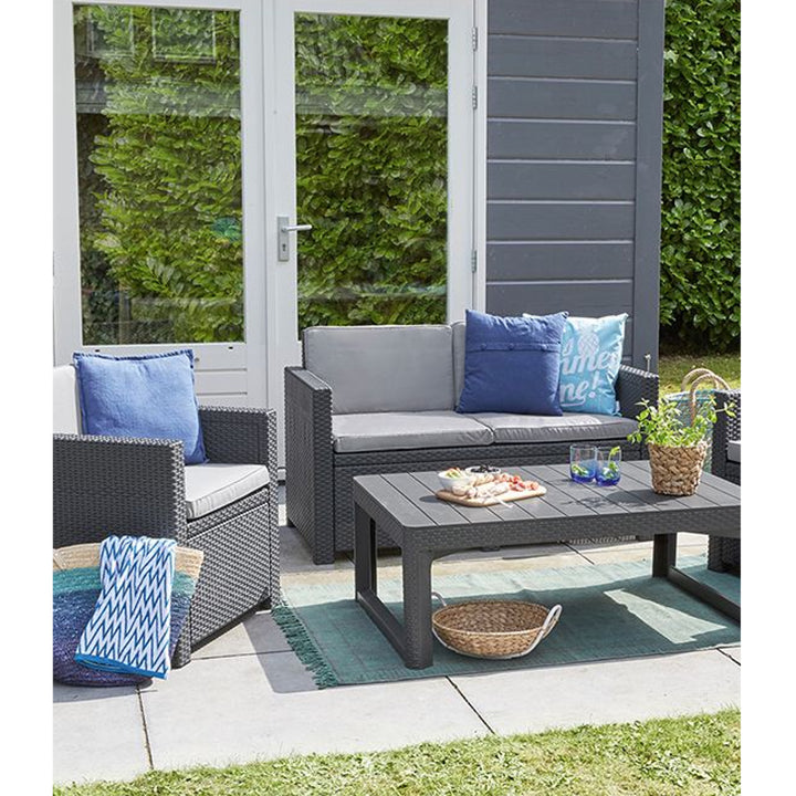 Mesa de jardim ajustável em altura Keter com 2 posições