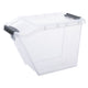Recipiente inclinado com tampa transparente empilhável Plast Team Pro Box QR 58L