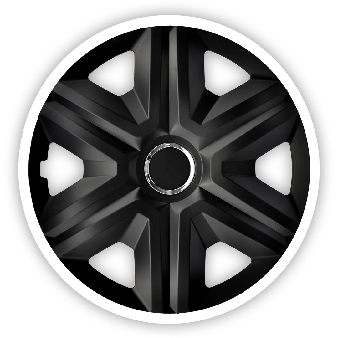 Calotas universais 15" NRM FAST LUX branco 4 peças