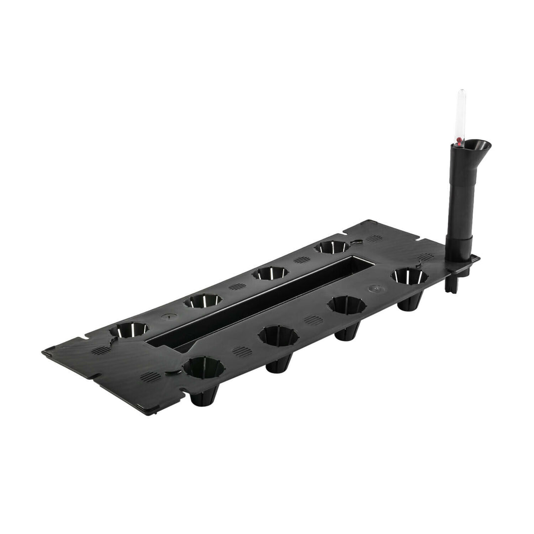 Floreira quadrada imitação rattan 17L umbra Prosperplast Rato DRTC500 440U