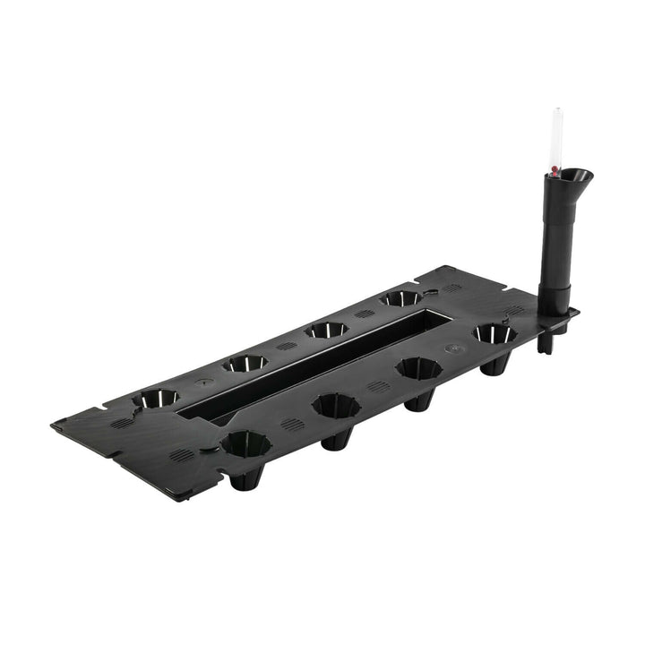Floreira quadrada imitação rattan 17L umbra Prosperplast Rato DRTC500 440U
