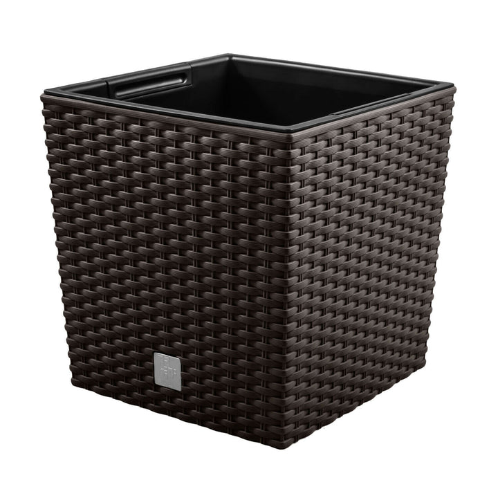 Panela baixa com inserção umbra Prosperplast Rato Low DRTS325L 440U