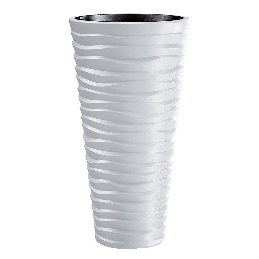 Maceta con Prosperplast Arena Slim DPSA300 S449 blanco