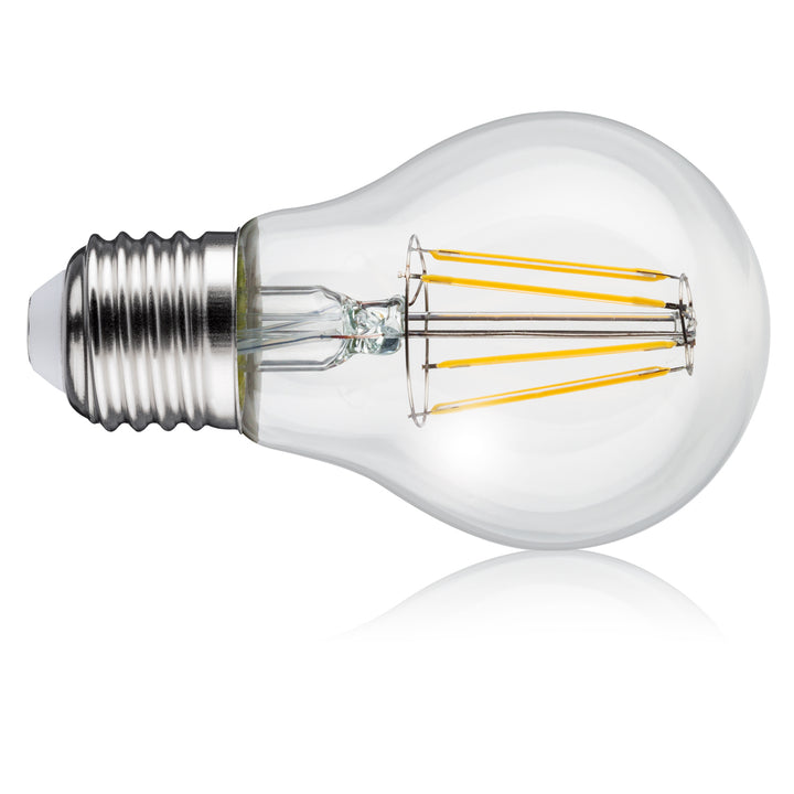 Lâmpada de filamento LED E27, 8W 230V branco quente 3000K 806lm retrô decorativo edison Maclean Energy MCE268 ​​​​WW