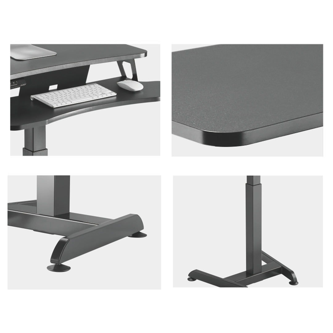 Maclean Brackets MC-835 Mesa de computador com suporte elétrico ajustável em altura