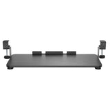 Suporte para teclado ajustável sob a prateleira de montagem em mesa MC-839
