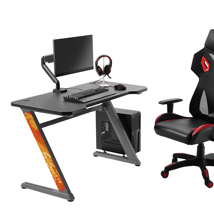Escritorio ergonómico para juegos con sistema de gestión de cables 120 x 60 cm, hasta 50 kg NanoRS RS120