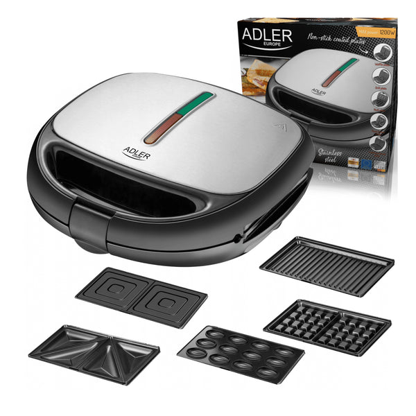 Torradeira multifuncional 1200W 5 funções Adler AD 3040