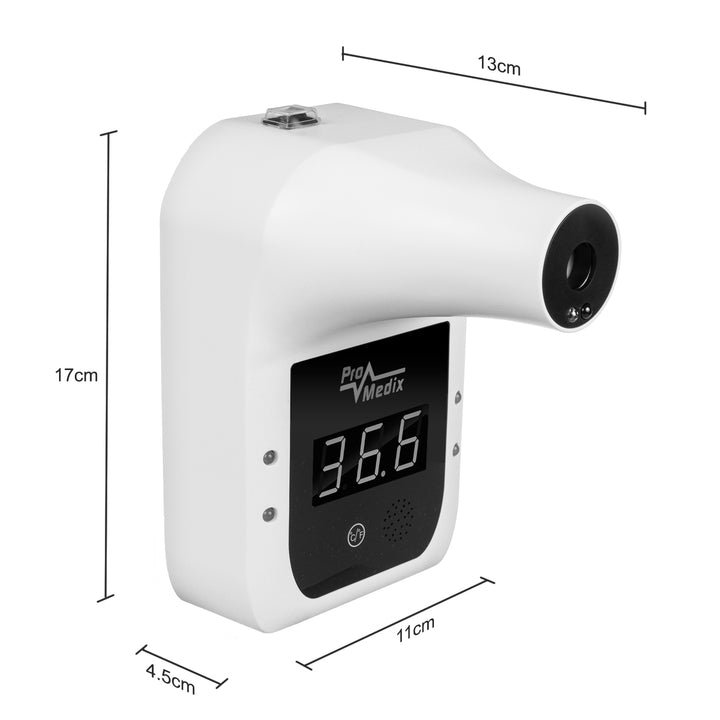Termómetro infrarrojo sin contacto para prueba de temperatura corporal (frente, muñeca) Promedix PR-685