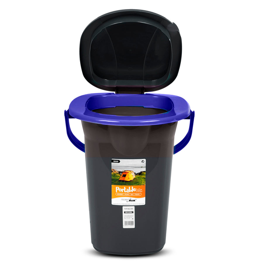 Banheiro turístico GreenBlue GB320BB preto-marinho