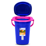 Banheiro turístico GreenBlue GB320BR azul marinho-rosa