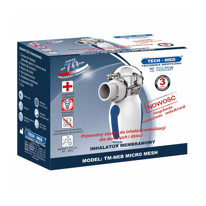Tech-Med TM-NEB MICRO MESH Inhalador de membrana mediente