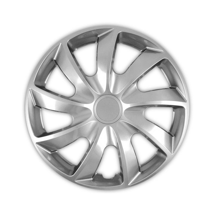 Calotas prateadas revestidas com verniz protetor 17 polegadas NRM QUAD SILVER 17