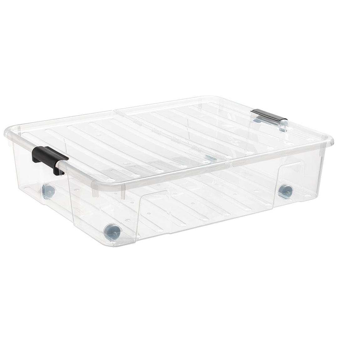 Contenedor para cama Plast Team Bedroller XL 49L transparente
