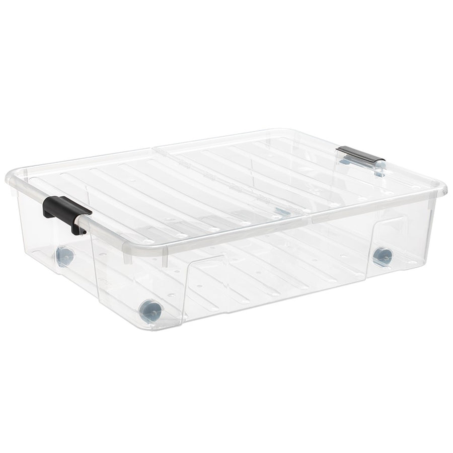 Contenedor para cama Plast Team Bedroller XL 49L transparente
