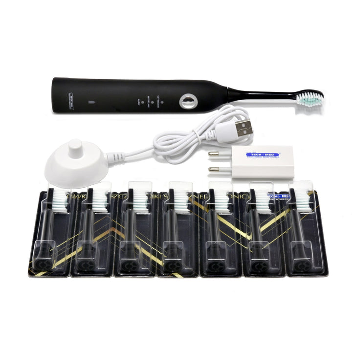 TM-SONIC CEPILLO DENTAL SÓNICO TECH-MED 8 PUNTAS negro