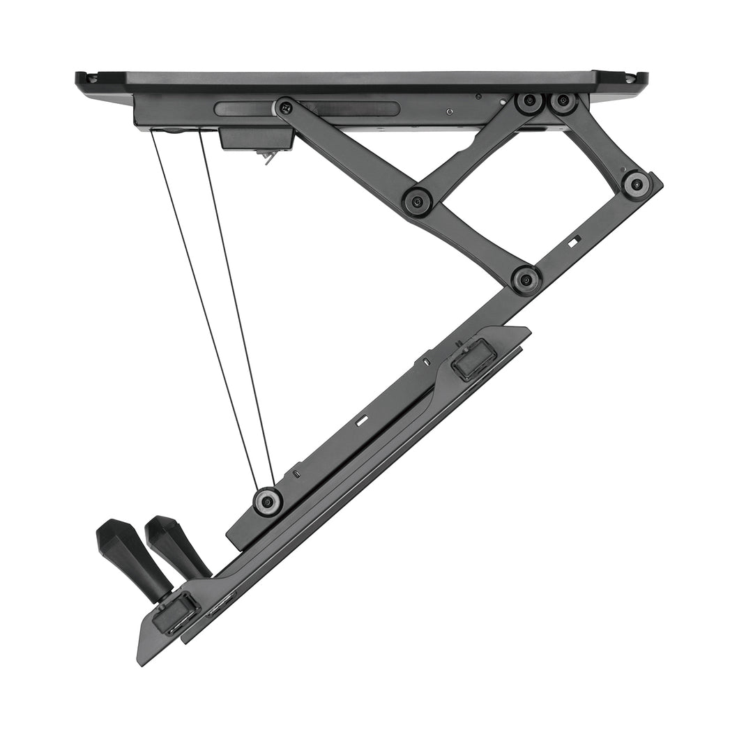 Suporte elétrico para TV de teto Maclean MC-880 com controle remoto para paredes inclinadas 32-70 "Max 35kg Max VESA 600x411