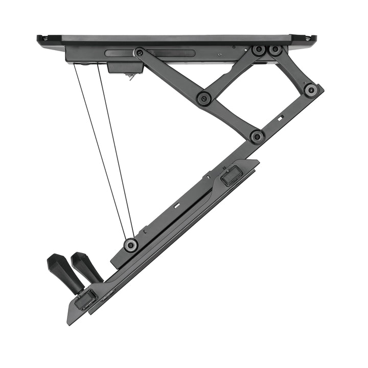 Suporte elétrico para TV de teto Maclean MC-880 com controle remoto para paredes inclinadas 32-70 "Max 35kg Max VESA 600x411