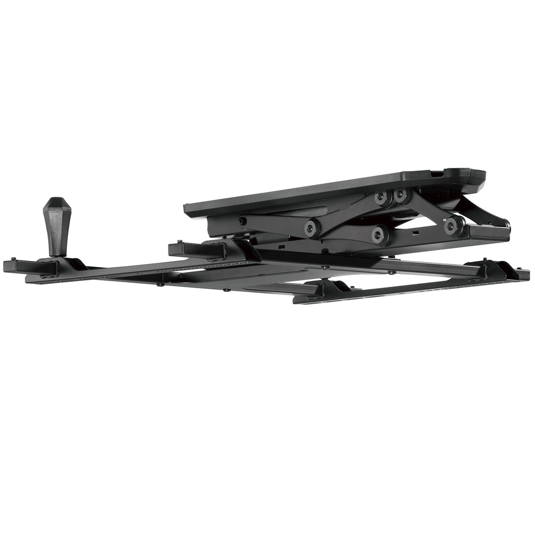 Suporte elétrico para TV de teto Maclean MC-880 com controle remoto para paredes inclinadas 32-70 "Max 35kg Max VESA 600x411