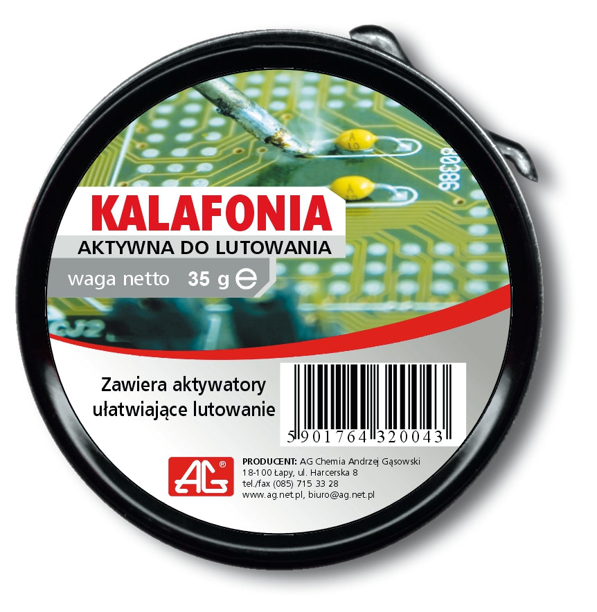 Colofónia ativa com ativadores de solda 35/40g