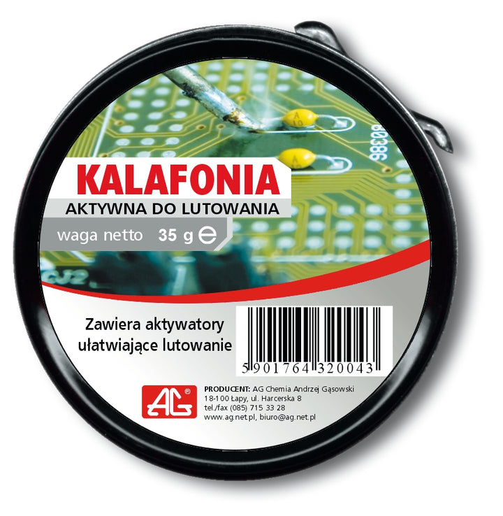 Colofónia ativa com ativadores de solda 35/40g