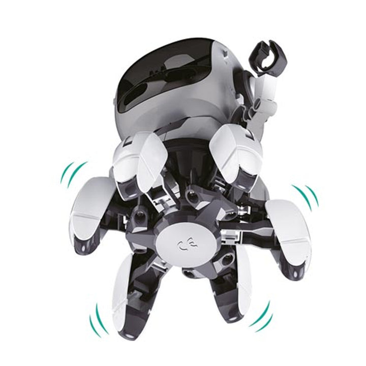 Robô de construção TOBBIE II, incluindo motor, sensor infravermelho e campainha - presente ideal para futuros engenheiros.