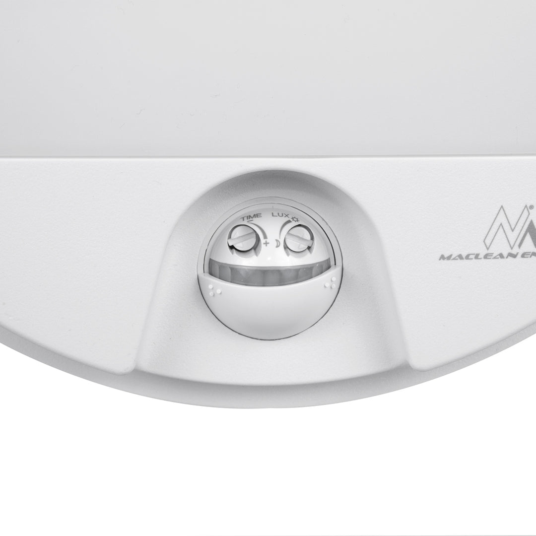 Lámpara LED con sensor de movimiento infrarrojo MCE291 W 1100lm 15W IP54 Maclean Energy blanco