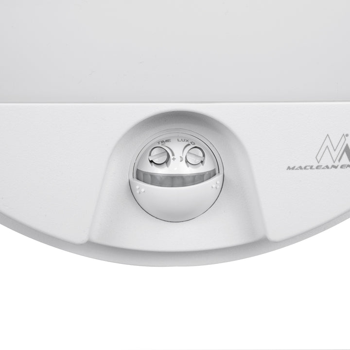 Lámpara LED con sensor de movimiento infrarrojo MCE291 W 1100lm 15W IP54 Maclean Energy blanco