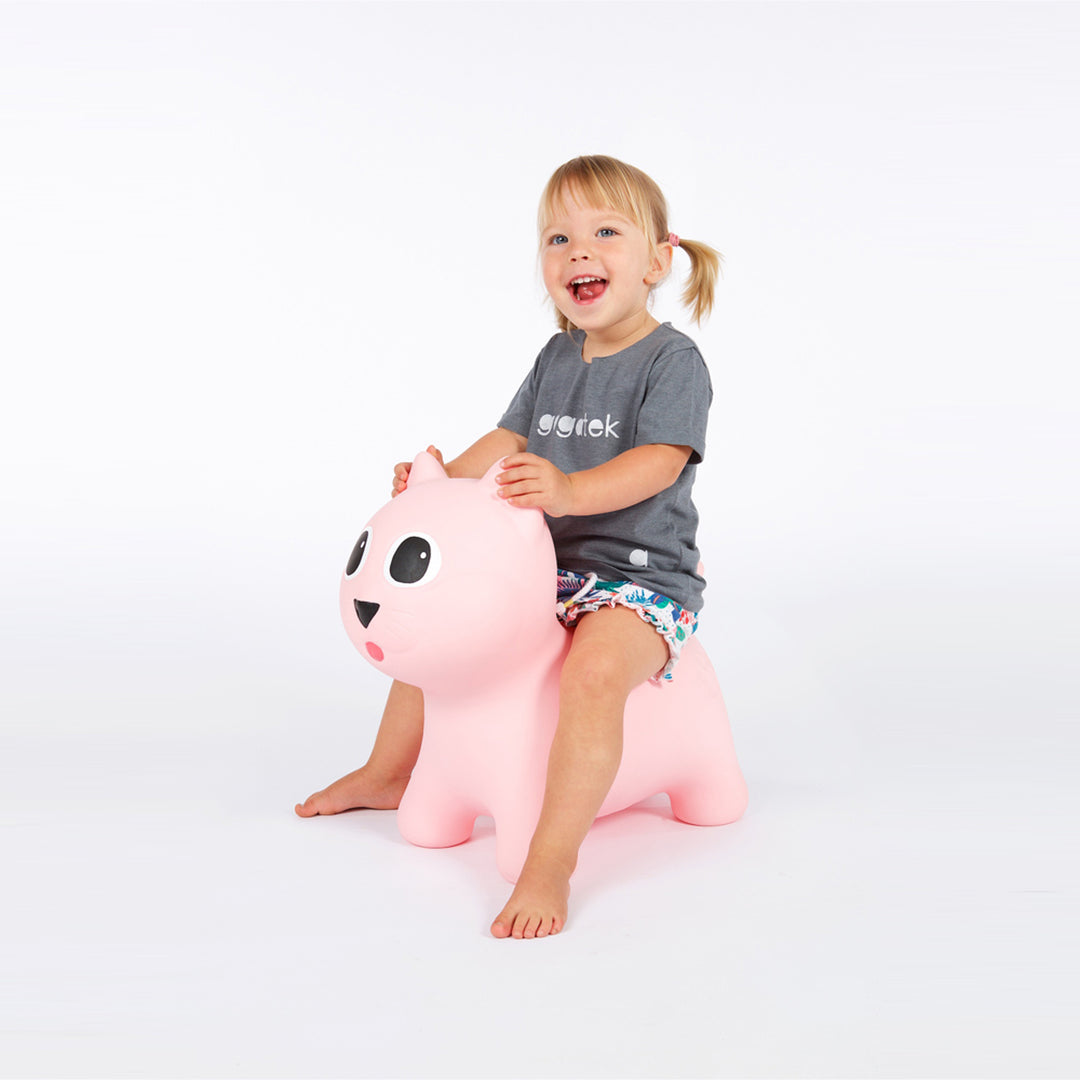 Tootina Kitten- brinquedo de salto inflável para crianças, diversas cores disponíveis