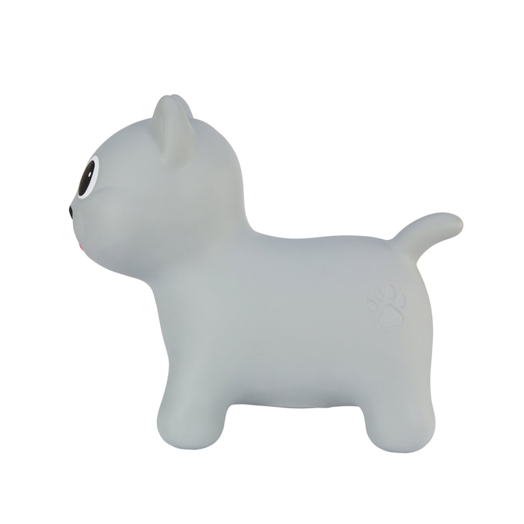 Tootina grey kitty - juguete inflable de salto para niños