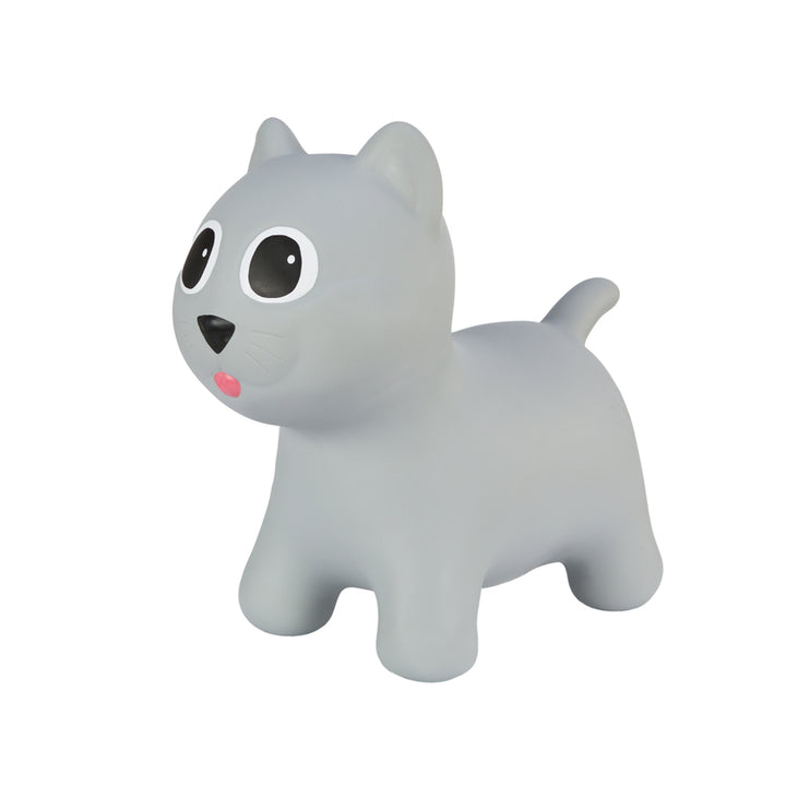 Tootina grey kitty - juguete inflable de salto para niños