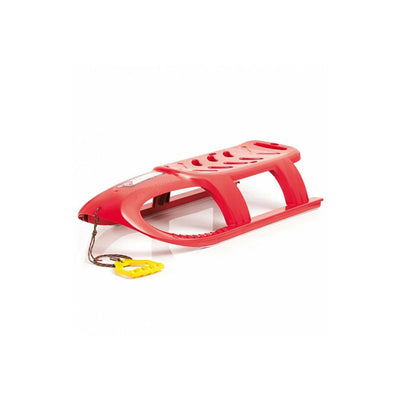 Trenó de plástico com patins de metal vermelho da Prosperplast Bullet