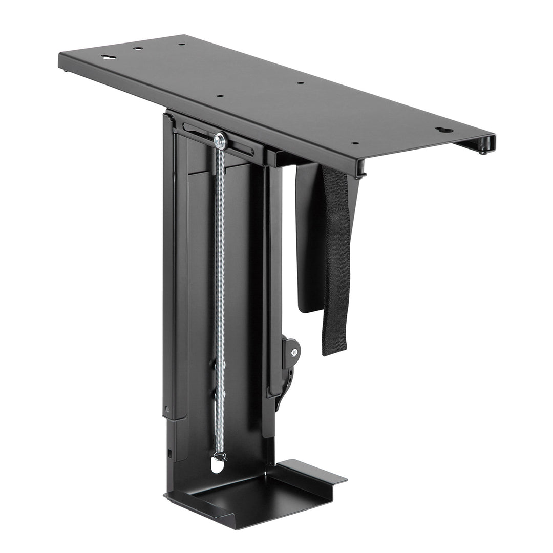 Suporte de montagem vertical para computador sob a mesa ajustável máx. 10kg Maclean MC-885 B preto