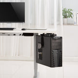 Suporte de montagem vertical para computador sob a mesa ajustável máx. 10kg Maclean MC-885 B preto