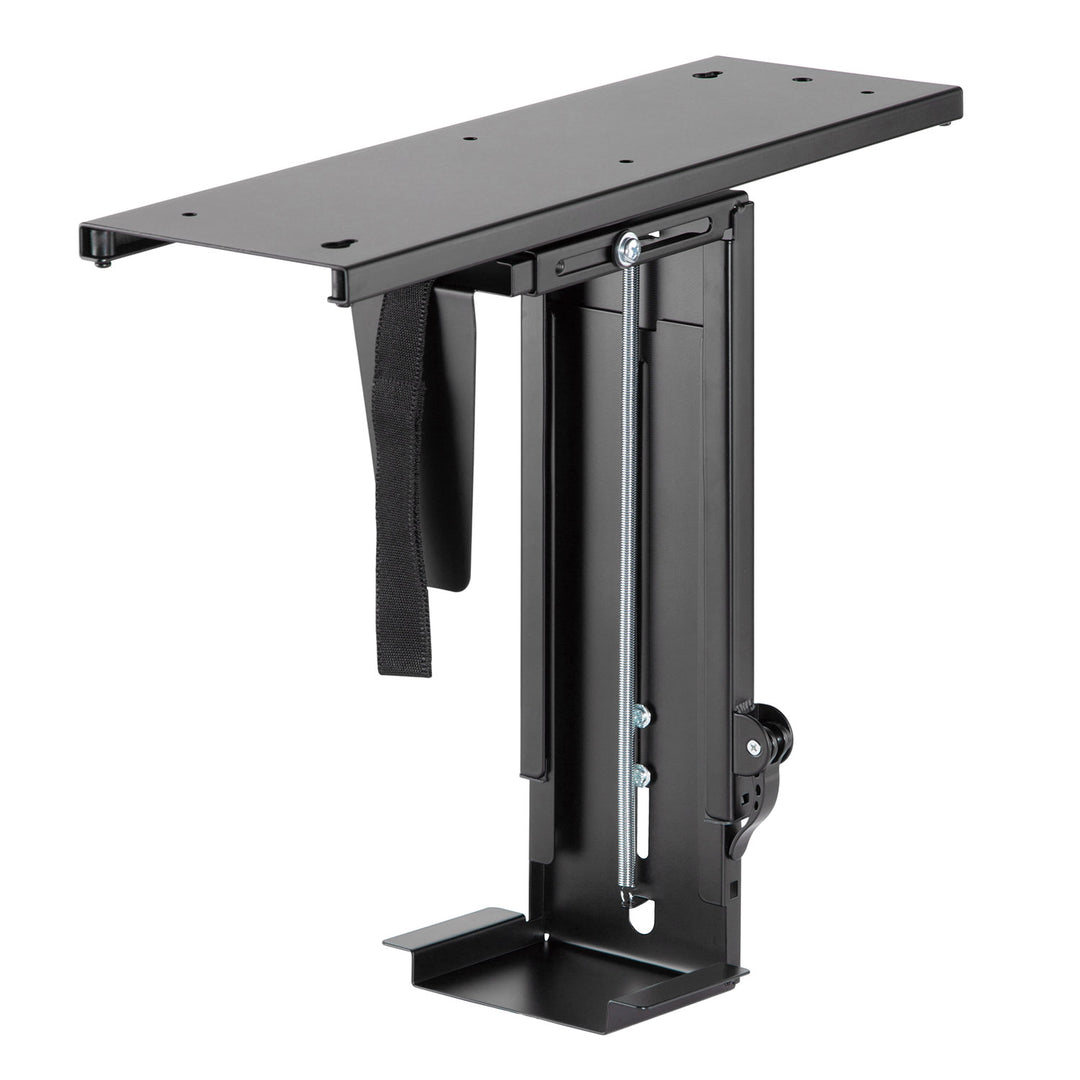 Suporte de montagem vertical para computador sob a mesa ajustável máx. 10kg Maclean MC-885 B preto