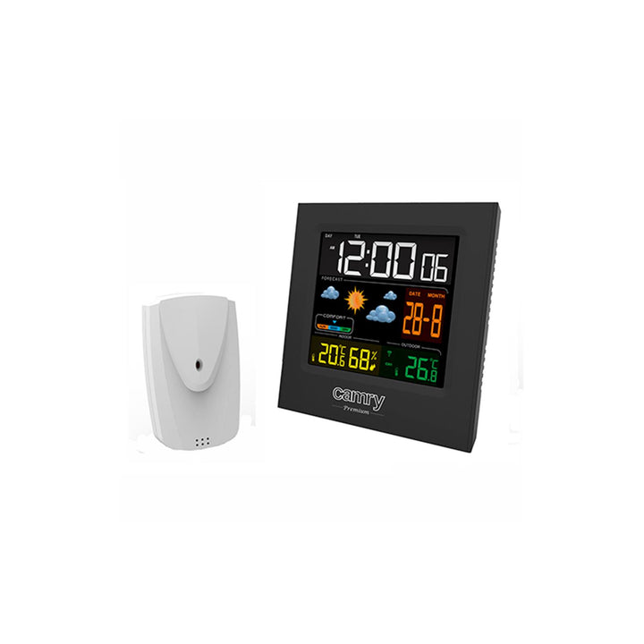 Estação meteorológica Camry CR 1166 com sensor externo e adaptador de corrente