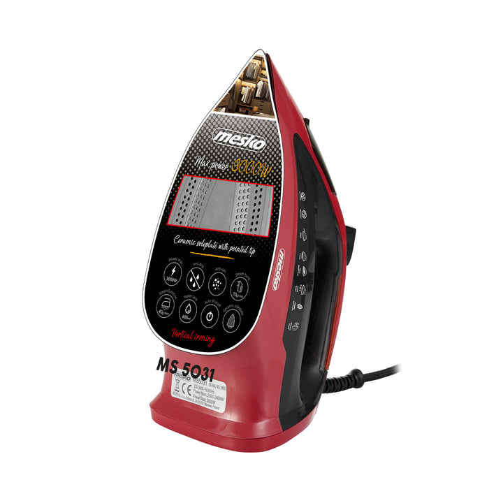 Ferro a vapor multifuncional com potência de 3000 W Mesko MS 5031