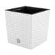 Floreira com inserto Rato Low DRTS325L-S449 - na cor branca