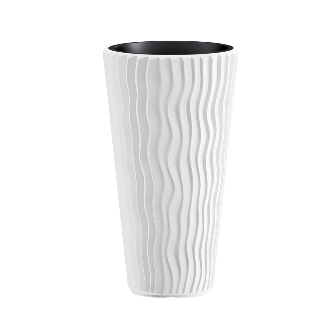 Panela alta com um tanque Sandy Slim DPSP300 - branco