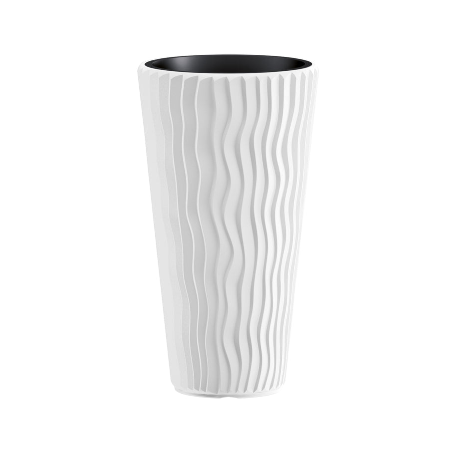 Panela alta com um tanque Sandy Slim DPSP300 - branco