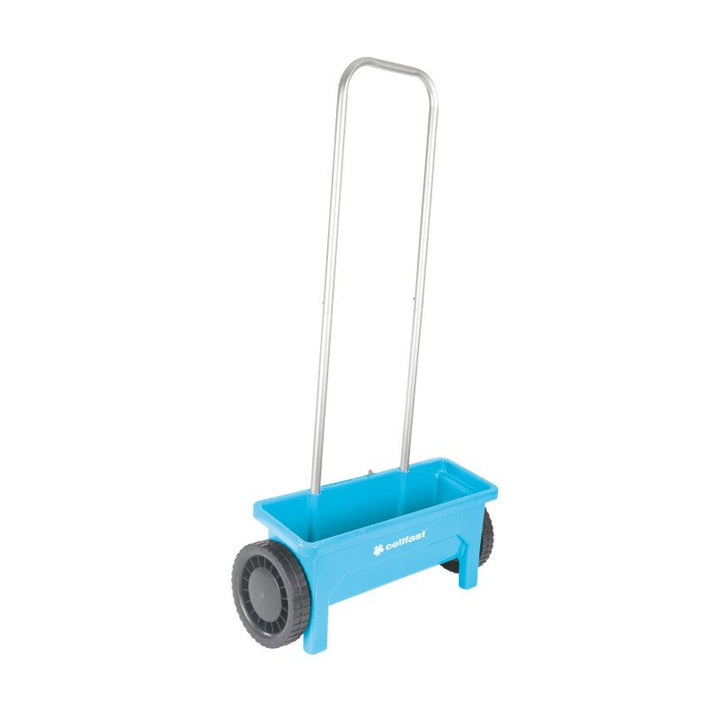 Esparcidor manual de jardín, esparcidor universal 12 litros esparcidor de aluminio ancho 45cm Cellfast
