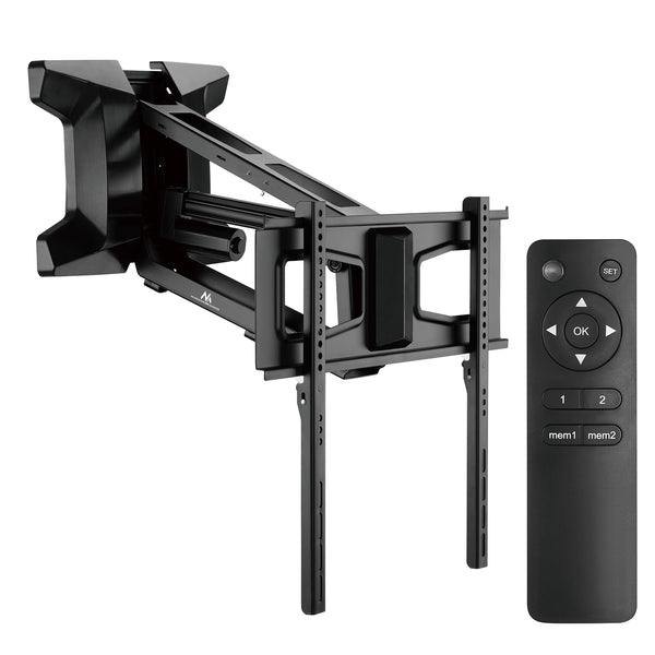 Montagem Maclean, TV elétrica na lareira, Max vesa 600x400, Controle remoto, 37"-70", 35kg, MC-891