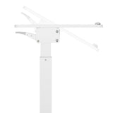 Mesa para laptop ajustável em altura com rodas Mesa de pé Elevador a gás Altura ajustável até um máximo de 113 cm 30 graus Inclinável Carregável até 8 kg