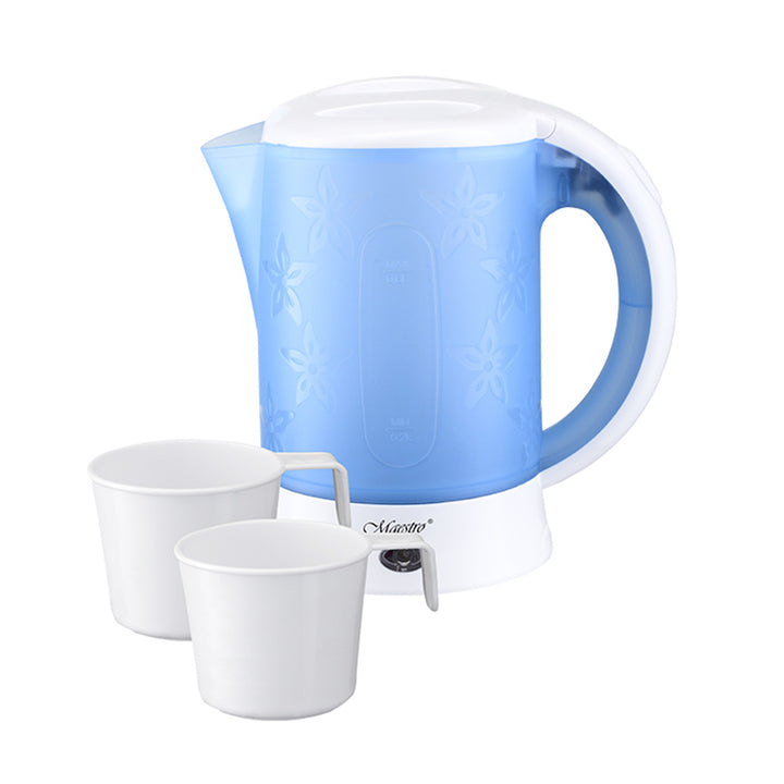 Hervidor de viaje Maestro MR010 0,6L 600W más 2 tazas