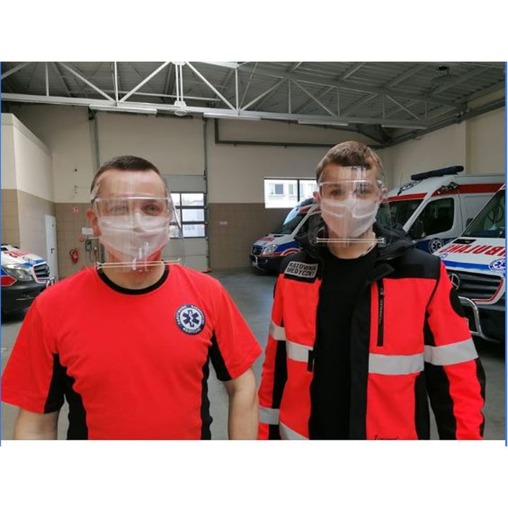 Escudo facial para capacete com alça ajustável, máscara protetora