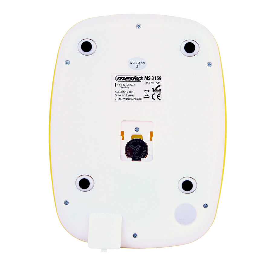 BALANZA ELECTRÓNICA DE COCINA 5KG / 1G LCD MS3159