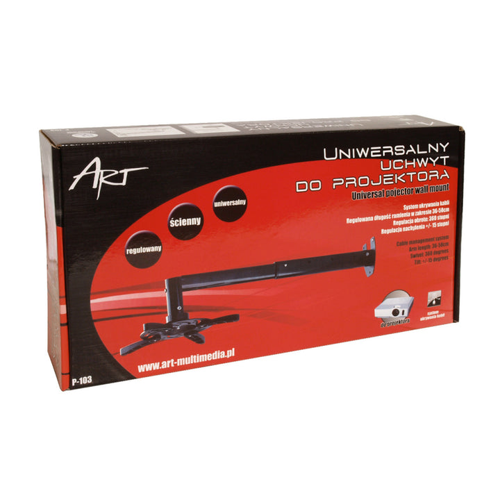 Suporte de parede universal para projetor Art P-103 36-58cm